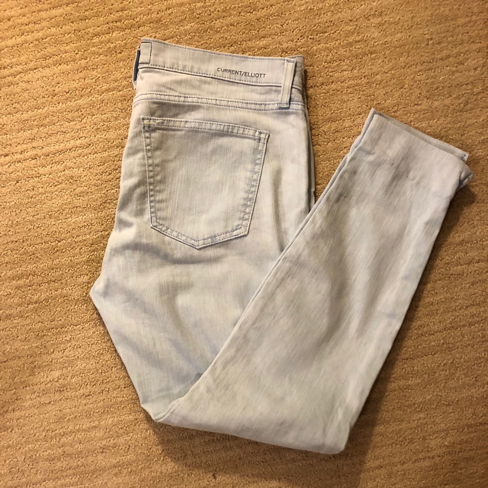 Current Elliot Jeans- The Side Split Stiletto - image 1